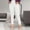 *White, variant on ClodeEU Women's High Waisted Slim Fit Cropped Pants, Elastic Waist Tapered Trousers with Pockets, Casual Workwear Pants Beige,Women's Plus L