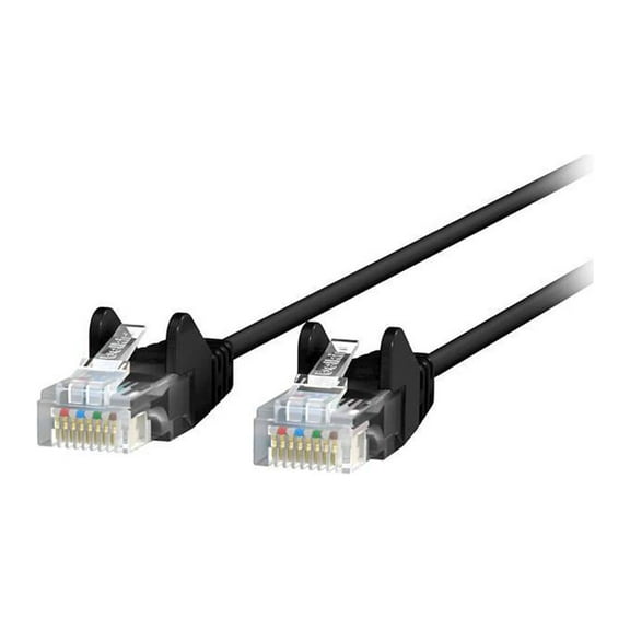 Belkin CE001B10-BLK-S 10 ft. Cat 6 Black 28 AWG UTP Snagless Patch Network Cable