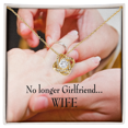 thumbnail image 3 of To My Girlfriend No Longer Girlfriend Infinity Knot Necklace Message Card, 3 of 7