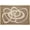 NATURAL, variant on wall26 Framed Canvas Print Wall Art Mid-Century Brown Tan Paint Stroke Rings Abstract Shapes Illustrations Modern Art Decorative Bohemian Multicolor for Living Room, Bedroom, Office - 16"x24&quo