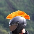 thumbnail image 3 of Pelucas de Casco, Peluca de Pelo Punk, Peluca de Pelo para Fiesta de Carnaval, Peluca de Motocicleta, Parches para El Pelo para Casco para Hombres Y M Naranja, 3 of 8