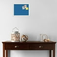 thumbnail image 3 of PinPix 16x12 Custom Cork Bulletin Board Navy Pastel Poster Board Has a Fabric Style Canvas Finish, Framed in Navy Pastel, by ArtToFrames (PinPix-1811), 3 of 5