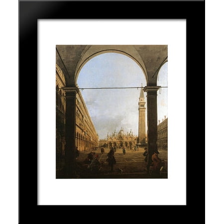 Piazza San Marco, Looking East 20x24 Framed Art Print by Canaletto