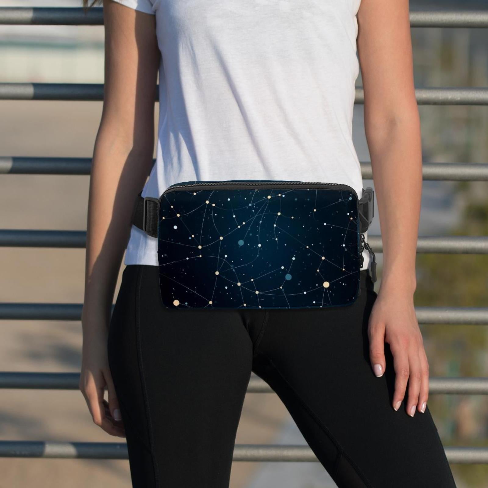 Gemini Lightweight Fanny Pack Waist Bag Cross Body Bag with Extension Strap Unisex