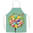 thumbnail image 2 of Huayishang Apron Sleeve Easter Series Household Printing Linen Apron Kitchen Multi Function Apron Funny Personality Creative Apron, 2 of 6