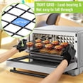 thumbnail image 4 of Square Baking Rack,  2 Pack Cooling Rack - 16" x 10", Nonstick Wire Rack for Baking with Handle fits Half Sheet Pan, Wire Smoker Racks for Grilling, Oven Safe, 4 of 13