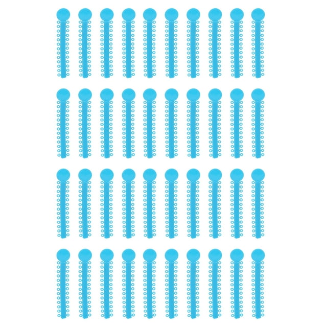40pcs Orthodontic Ligature Ties Orthodontic Elastomeric O Rings Braces Rubber Bands Accessory for Hospital 15