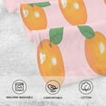 thumbnail image 5 of Yayeee 100% Cotton Hand Towels for Bathroom 16" x 28" Soft Absorbent Kitchen Towel, Cute Oranges, 5 of 7