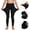 A137 Black, variant on WPPGONE Big Girls Activewear Workout Leggings Teen High Waist Stretchy Athletic Yoga Pants with Side Pockets Slim Fit Sporty Trousers for Running and Gym