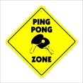 thumbnail image 1 of Señal De Cruce De Pingpong-M Zone Xing Para Interior/Exterior, Señal De Plástico De 12 Pulgadas De Alto, Pelota De Tenis De Mesa, Juego De Paleta, Sala De Recreación, Recreación, 1 of 5
