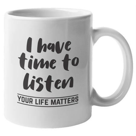 

Your Life Matters Mental Health Coffee & Tea Mug & Decor for Men & Women (11oz)