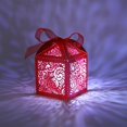thumbnail image 3 of Cajas de regalo COTOPHER, 100 unidades, 5 x 5 x 7 cm, rojas con cinta, 3 of 6
