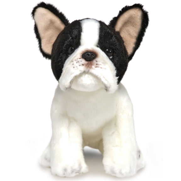 Bearington Collection Oliver The French Bulldog Plush, 13 Inch French Bulldog Stuffed Animal
