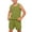 Green, variant on PInxia Summer Unisex Clothes for Kids Round Neck Sleeveless Tank Tops Elastic Waisted Shorts Casual Vacation Outfits,Wine,1-2Years
