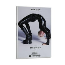 Ava Max My Oh My Canvas Poster Bedroom Decoration Landscape Office Valentine's Birthday Gift
