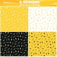 thumbnail image 3 of 12 Sheets Lightning Bolt Wrapping Paper 28x20 In, Yellow Lightning Birthday Wrapping Papers for Men, Boy, Trend Enthusiast, Flash Weather Gift Wrap Paper for Street Cultural Rock Party, 3 of 4