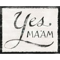 thumbnail image 2 of Schlabach, Sue 32x26 White Modern Wood Framed Museum Art Print Titled - Yes Maam v1, 2 of 4