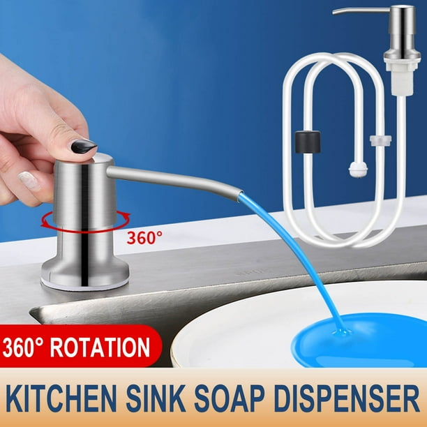 XWSHYW Utensilios y Gadgets de Cocina. Extractor de Detergente para Fregadero de Cocina, Tubo de Extensión para Lavabo de Verduras, Botella de Prensa de Detergente para Fregadero