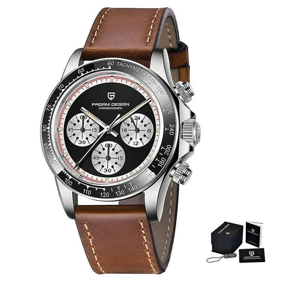2023 New Pagani Design 39mm Men's Sports Quartz Watches Sapphire Stainless Steel 100m Waterproof Luxury Chronograph Reloj Hombre