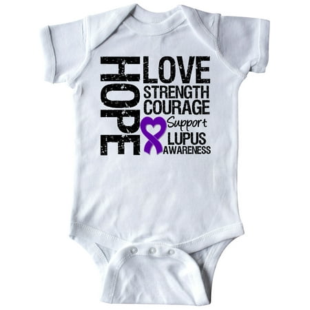 

Inktastic Lupus Hope Love Strength 2 Gift Baby Boy or Baby Girl Bodysuit