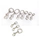 thumbnail image 2 of Greeniant Clip de gancho a presión de un solo extremo para buceo de acero inoxidable, equipo para esnórquel, hebilla, accesorios de Deportes acuáticos 120mm/Redondo, 2 of 6