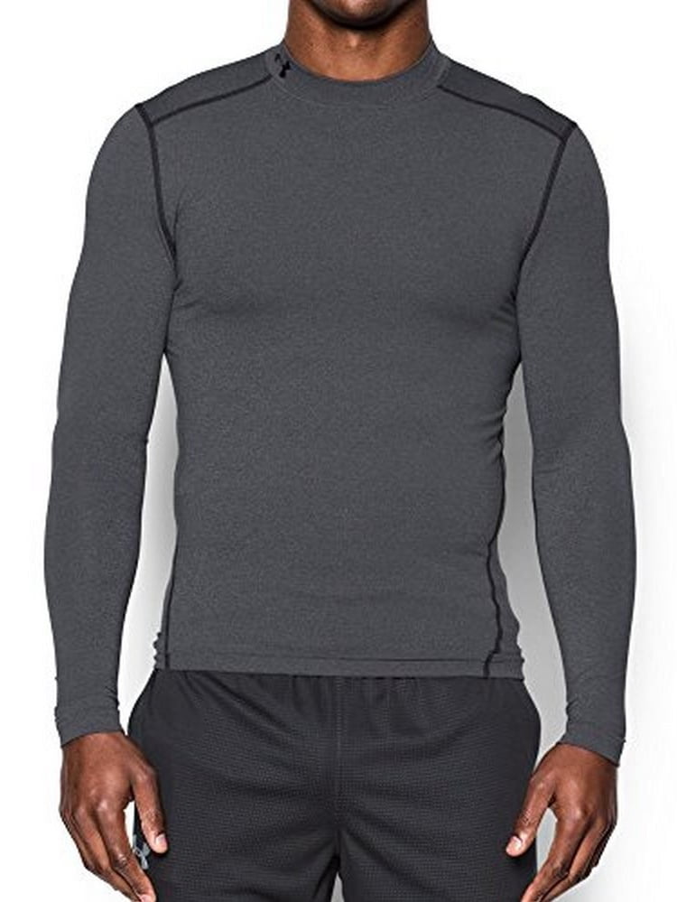 under armour men's coldgear armour mock neck long sleeve shirt