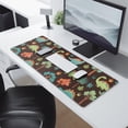 thumbnail image 2 of Long Mouse Pads for Desk,DarkBrown Cartoon Dinosaurs Forest Desk Mats on Top Of Desks, Desk Mouse Pad Extra Large with 3mm Non-Slip Base and Stitched Edge for Gaming,Work,Home 31.5"x11.8", 2 of 5