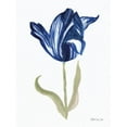 thumbnail image 2 of Stellar Design Studio 12x14 Gold Ornate Wood Framed with Double Matting Museum Art Print Titled - Blue Flower Stem I, 2 of 4
