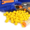 thumbnail image 2 of Paquete de Bolas de Balas de 100 Piezas y recargas compatibles Nerf Rival Zeus MXV-1200 Apollo XV-700 Blaster bolas de bala Spptty deporte de ocio, 2 of 7