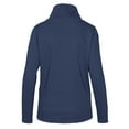 thumbnail image 3 of Women's Levelwear Navy Oklahoma City Thunder Loop Core Funnel Neck Pullover Sweatshirt, 3 of 3