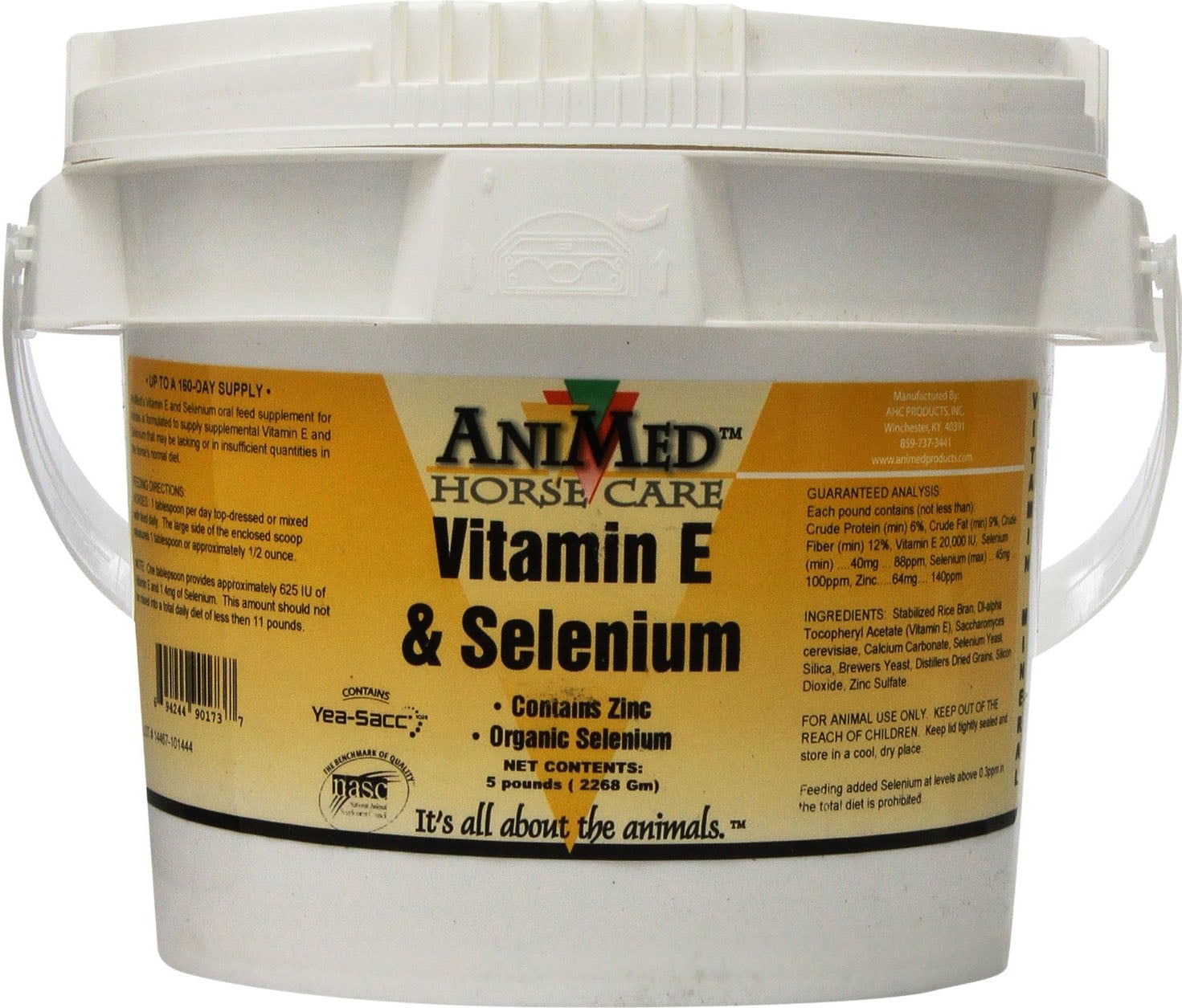 AniMed Vitamin E and Selenium with Zinc 5 lbs