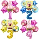 thumbnail image 2 of Juego de 6 globos de Bob Esponja y Patricio, globos de helio para fiesta de cumpleaños, suministros para fiesta de baby shower para niño y niña, 2 of 5
