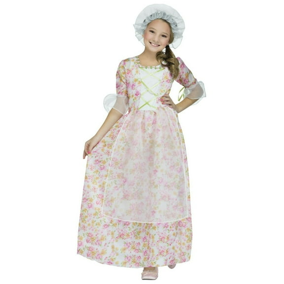 Funworld Colonial Girl Child Costume Small 4-6 Female