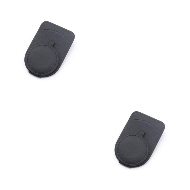Estuche para gafas Kenally de coche Sun Shadow Clip, Soporte de montaje interior, organizador, Piezas Accesorios Negro 2 Piezas