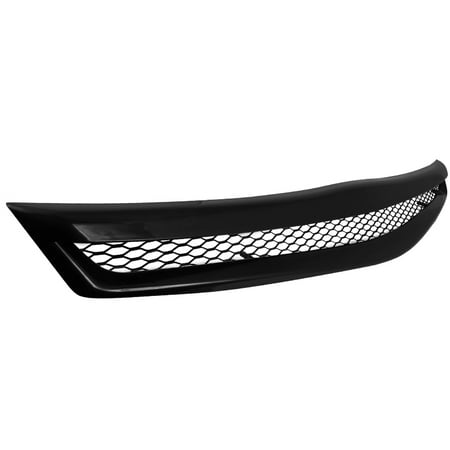 Honda Grill - Spec-D Tuning For 2006-2008 Honda Civic 2Dr Coupe Black Honeycomb Type Grill Hood Grille R 2006 2007 2008