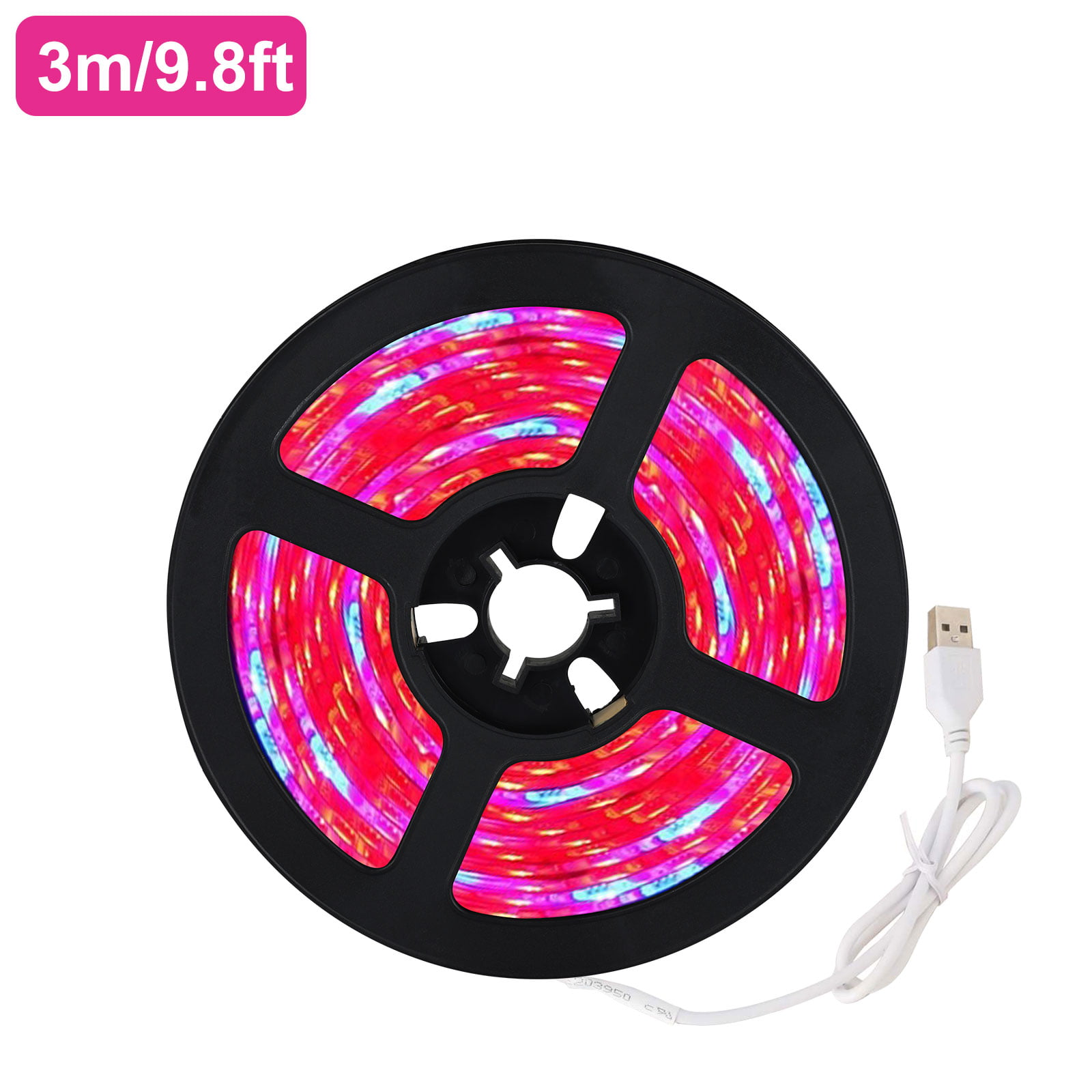 1M 5050 LED Strip Grow Light Lamp For Indoor Plants veg Greenhouse Hydroponic 