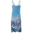 thumbnail image 5 of Water Splash Ripple Sleeveless Dress Women's Luxury Party Dress Birthday Dresses for Women, 5 of 7