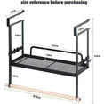 thumbnail image 7 of Under Shelf Basket Metal Wire Rack Hanging Storage Shelf  W/Paper Towel Holder, 7 of 7