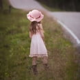 thumbnail image 5 of 51-52 cm circunferencia del sombrero sombrero de verano para niños sombrero de paja de flores sombrero de lavabo grande sombrero de paja protector solar para playa, 5 of 5