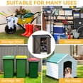 thumbnail image 3 of Uforic 5X3 FT Outdoor Storage Shed,Metal Garden Sheds Storage with Single Lockable Door & Air Vent, for Backyard, Garden,Brown, 3 of 5