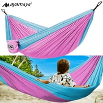 Ayamaya Camping Hammock for Kids, Portable Hammock, Ultralight Kids Hammock with Tree Straps & Carabiners, Kids Camping Gear for Indoor/Outdoor Use