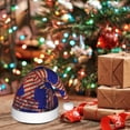 thumbnail image 6 of KLL Christmas Hats for Adults Plush Vintage USA Flag Print Santa Hat Xmas Fluffy Santa Claus Hat for Women Men, 6 of 6