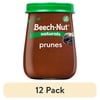 (12 pack) Beech-Nut Naturals Stage 1 Baby Food, Prunes, 4 oz Jar