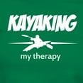 thumbnail image 3 of CafePress - Kayaking My Therapy Women's Dark T Shirt - Women's Traditional Fit Dark T-Shirt, 3 of 4