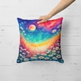 thumbnail image 2 of Colorful Daisies Fabric Decorative Pillow 18 in x 18 in, 2 of 5