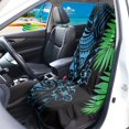 thumbnail image 2 of Bulopur Polynesian Car Seat Covers Front Seats Sweat Proof Towel for Car Seat Tropical Towel Car Seat Cover for Sports Quick Dry Bucket Towel Seat Covers Gift for Her, 2 of 8