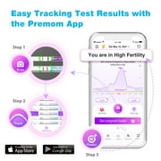 Easy@Home Fertility Tracker - 50 Ovulation Test Strips Kit, LH Peak Detection, 5mm