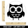 thumbnail image 2 of Adorable Little Hoot Owl Self-Inking Rubber Stamp Ink Stamper - Pink Ink - Small 3/4 Inch, 2 of 7