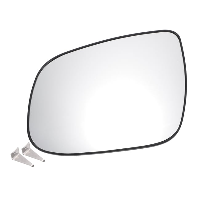 Reemplazo de vidrio del espejo retrovisor del lado del conductor izquierdo de Unique Bargains, vidrio blanco calefaccionado con respaldo para KIA Rio 10-12