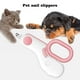 thumbnail image 2 of Cortauñas para Cachorros Cortador Uñas Con Garra Gato LED Conejo Pájaro Cachorro, 2 of 9